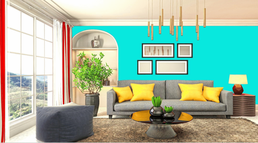 Southern California home color design, living space color transformation, California room painting, Completed Home Improvements color expertise
